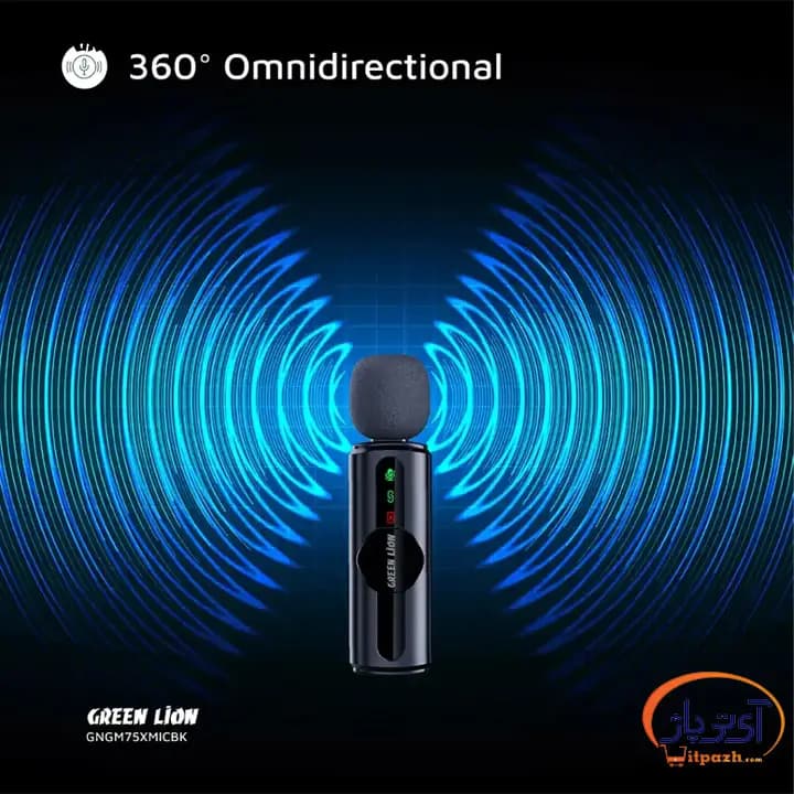 میکروفون بیسیم گرین لاین GM-75X با کاهش نویز 3 سطحی — تصویر ۴