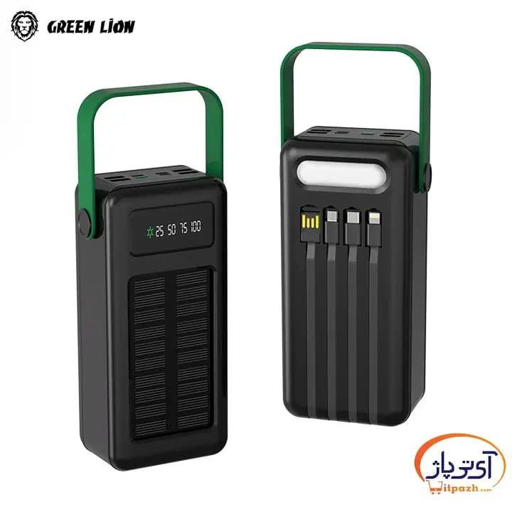 پاور بانک خورشیدی گرین لاین Solar Max ظرفیت ۸۰۰۰۰mAh — تصویر ۳
