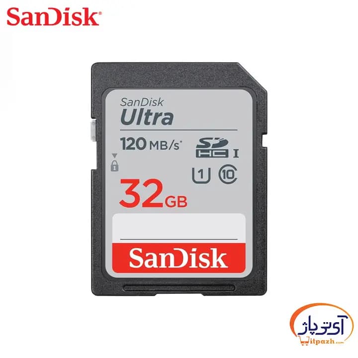 کارت حافظه SDXC U1 سن دیسک ظرفیت 32 گیگابایت سرعت 120MB/s — تصویر ۲