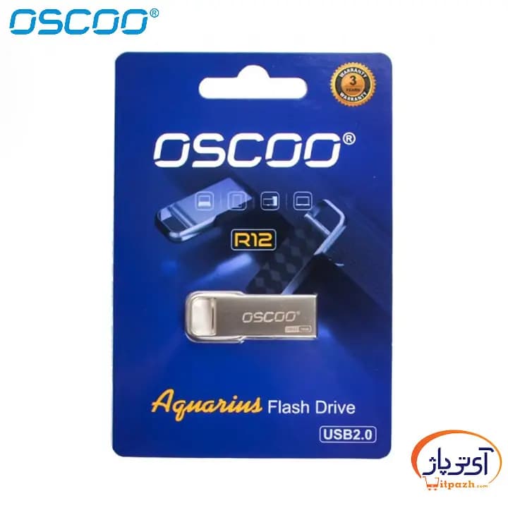 فلش اوسکو OSCOO Aquarius R12 ظرفیت 64 گیگابایت USB2.0 — تصویر ۵