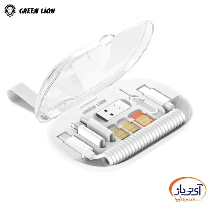 ست کابل داده گرین لاین چند منظوره 6 در 1 Multifunctional Data Cable Set