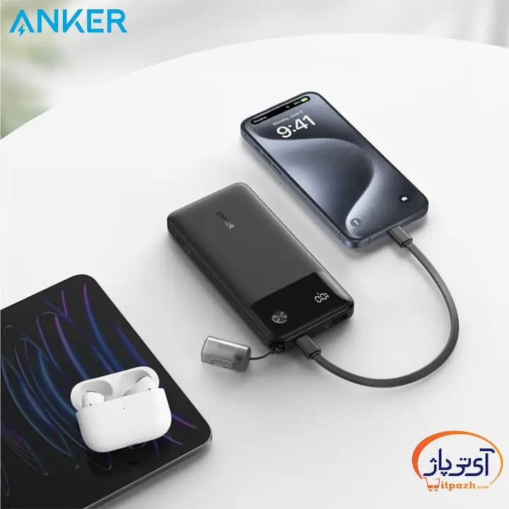 پاوربانک شارژ سریع 22.5W انکر A1257 ظرفیت 10000mAh — تصویر ۶