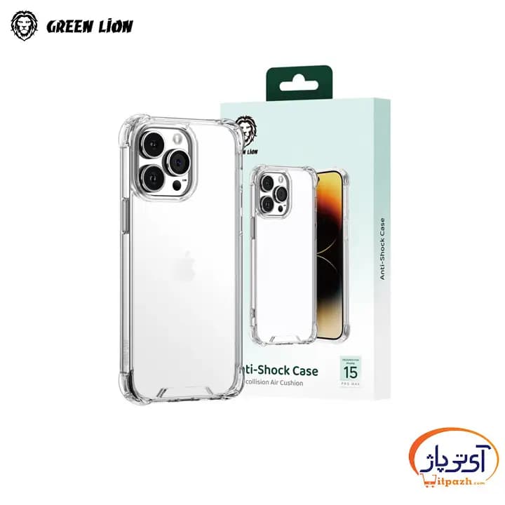 گارد شفاف گرین لاین Anti Shock Case گوشی Iphone 15 Pro — تصویر ۵