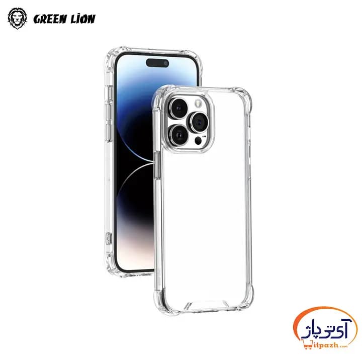 گارد شفاف گرین لاین Anti Shock Case گوشی Iphone 15 Pro