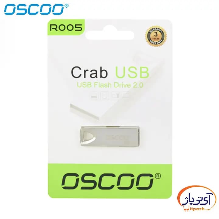 فلش اوسکو OSCOO Crab R005 ظرفیت 64 گیگابایت USB2.0 — تصویر ۵