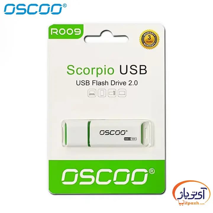 فلش اوسکو OSCOO Scorpio R009 ظرفیت 64 گیگابایت USB2.0 — تصویر ۹