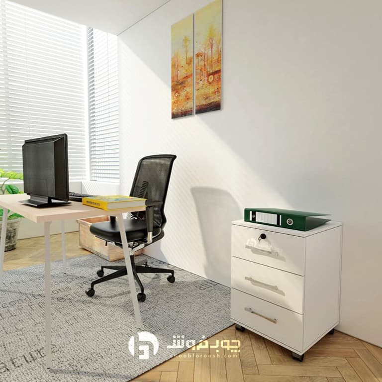 فایل سه کشو چرخ دار مدل F120