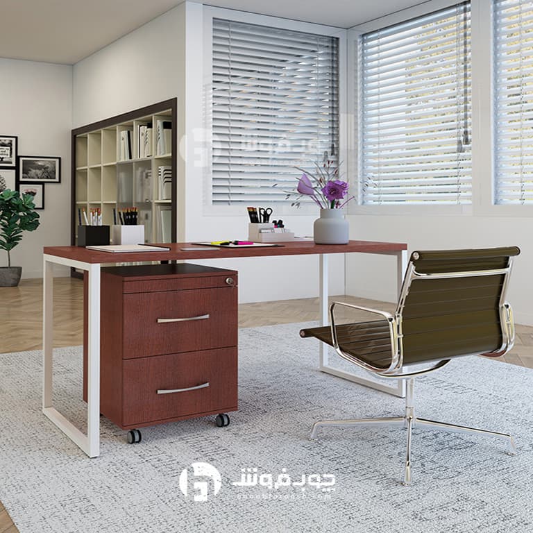 فایل دو کشو چرخدار با قفل مرکزی مدل F116