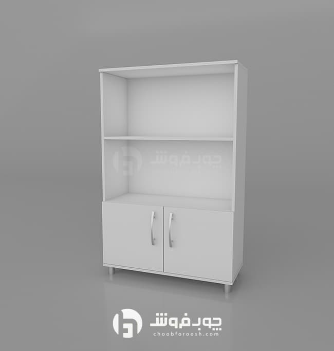 کتابخانه mdf دو درب مدل L201 — تصویر ۷