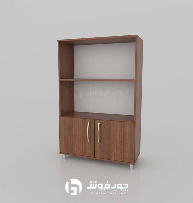 کتابخانه mdf دو درب مدل L201 — تصویر ۹