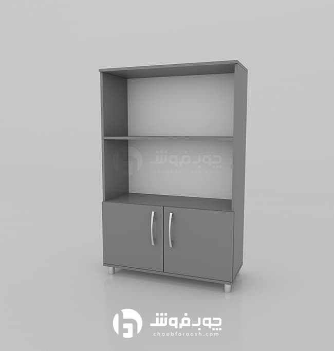 کتابخانه mdf دو درب مدل L201 — تصویر ۸