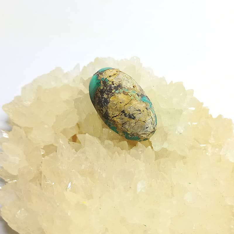 سنگ فیروزه رگه طلایی(کد 6053)
