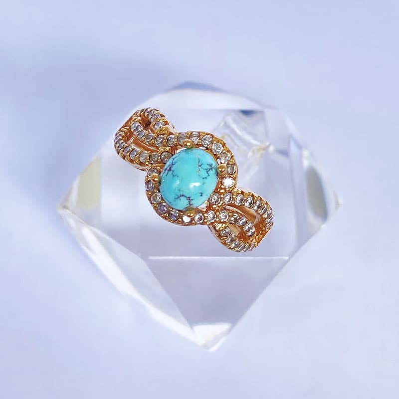 انگشتر فیروزه زنانه (کد 1051)