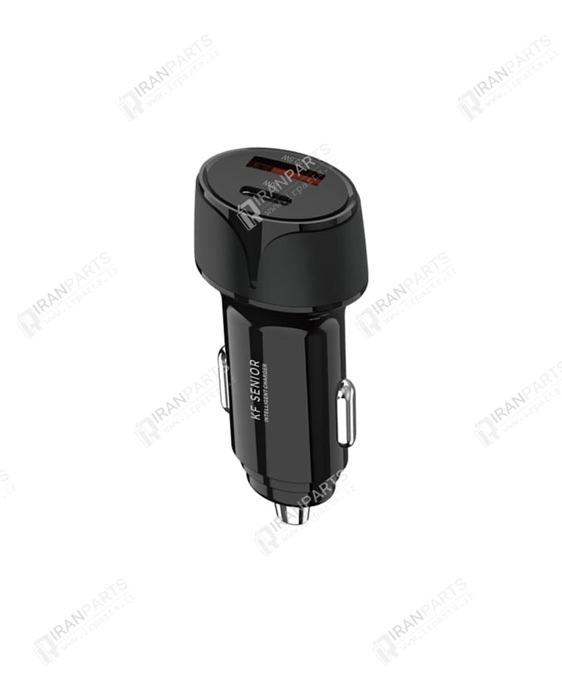 شارژر فندکی تایپ سی کی اف سنیور مدل KF Senior CH-155 — تصویر ۳