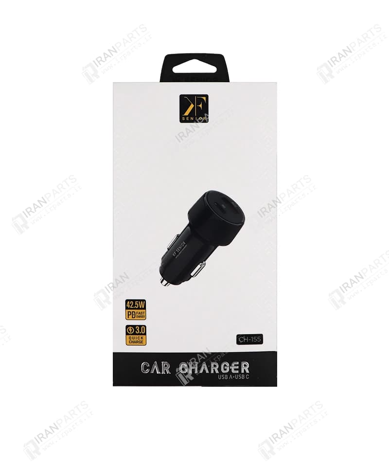 شارژر فندکی تایپ سی کی اف سنیور مدل KF Senior CH-155 — تصویر ۴