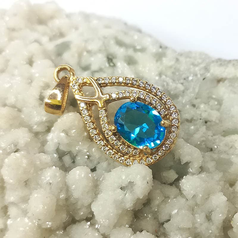 پلاک طلا روس زنانه (کد5801)