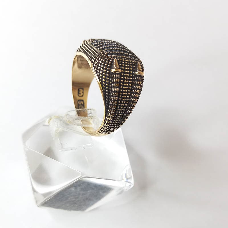 انگشتر طلا روس مردانه (کد5515)