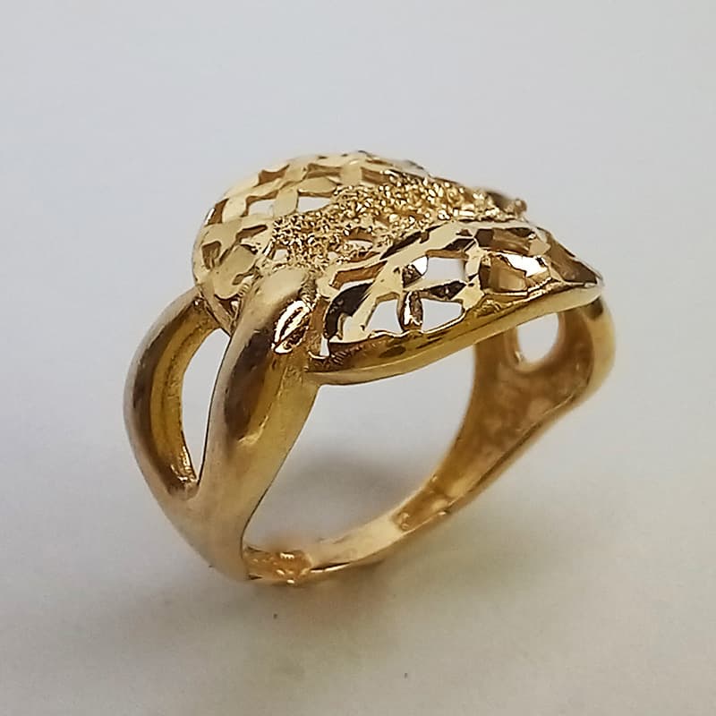 انگشتر زنانه طلاروس (کد 7411)