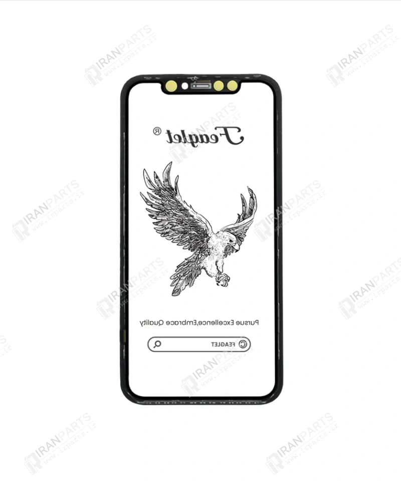 گلس تعمیراتی آیفون XR با OCA — تصویر ۳