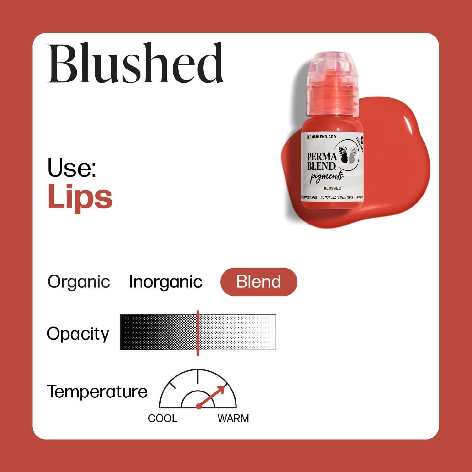 رنگ تتو پرمابلند BLUSHED