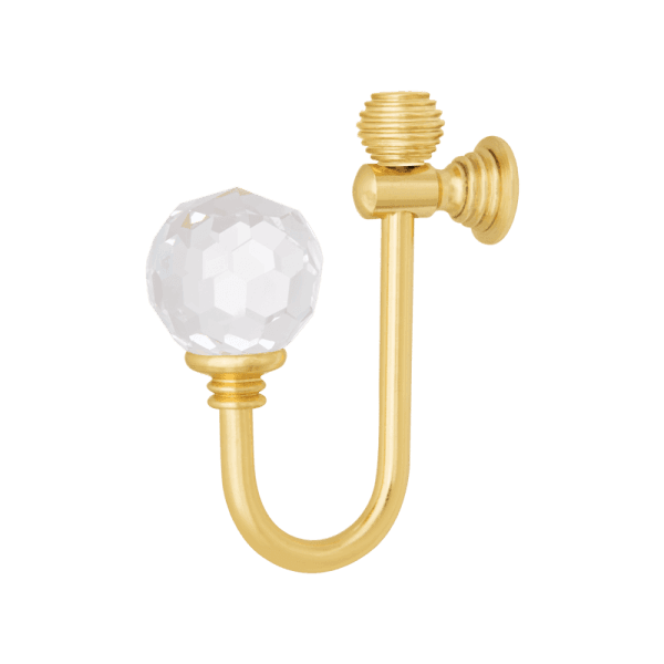 گل میخ طرح تک کریستال گرد کد151