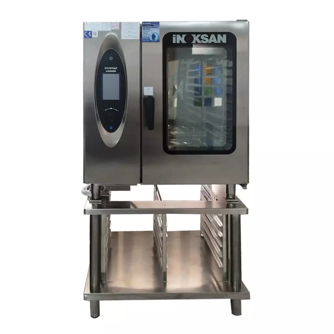 فر پخت ترکیبی اینوکسان 10 سینی FBG10T برند INOKSAN