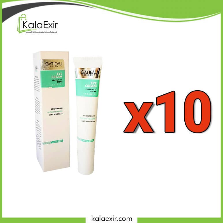 کرم دور چشم ضد چروک و رفع سیاهی گاتیو پک 10 عددی