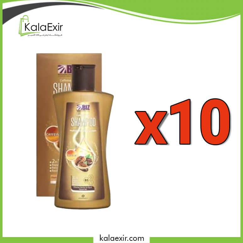 شامپو کافئین دکتر بیز پک 10 عددی