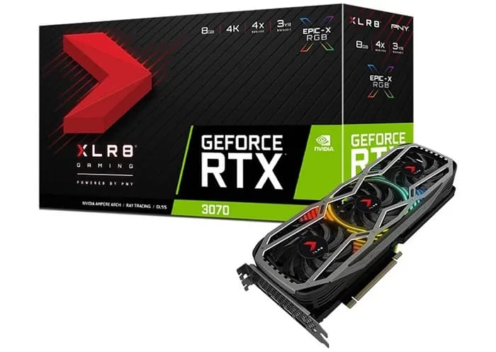 کارت گرافیک استوک پی ان وای PNY GeForce RTX 3070 8GB — تصویر ۱۰
