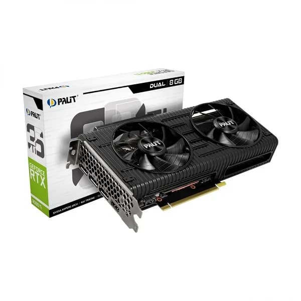 کارت گرافیک استوک پلیت Palit RTX 3060 Ti Dual 8G — تصویر ۱۰
