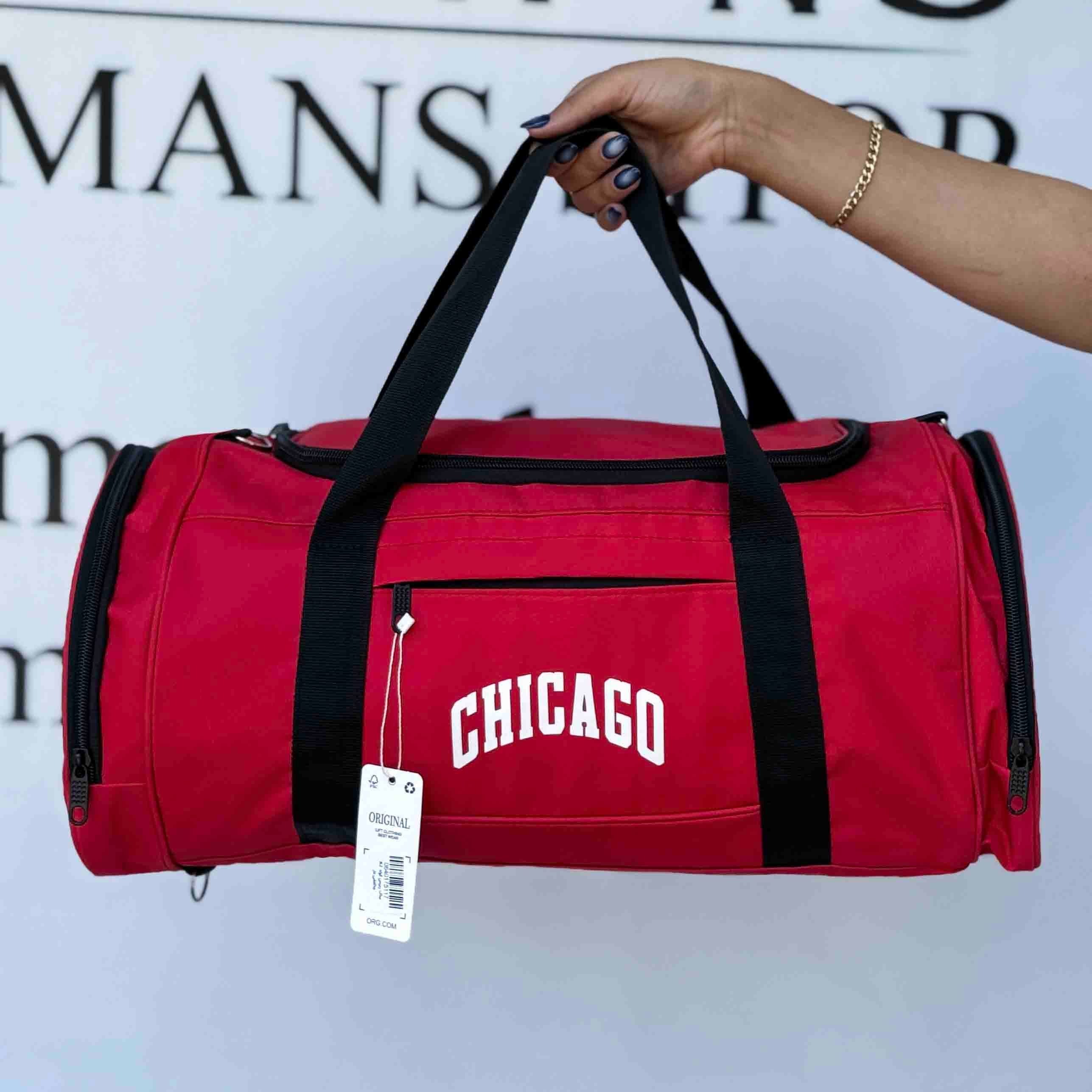 ساک و کوله ورزشی برزنتی CHICAGO کد (3222)