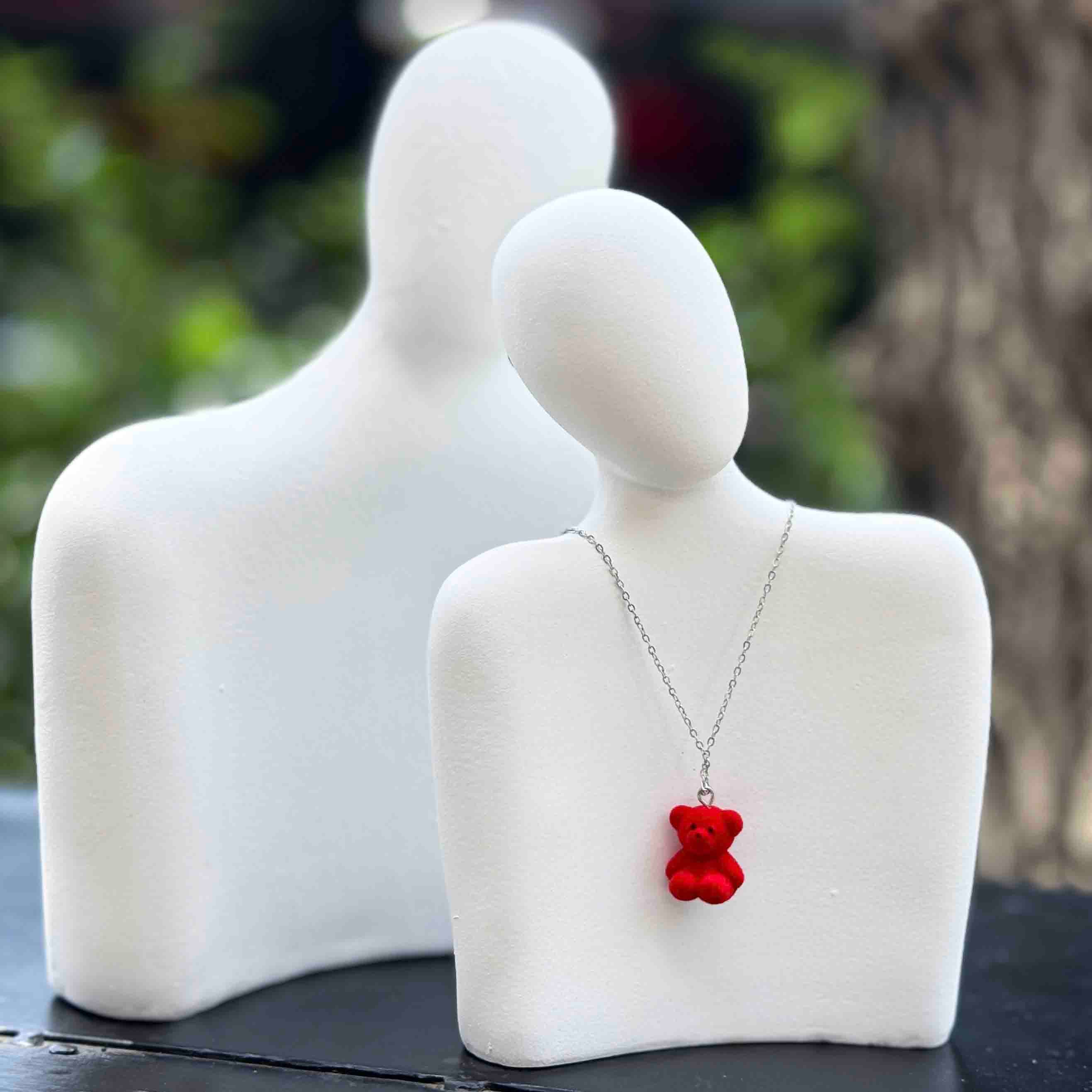 گردنبند پلاک خرس و خرگوش کد (8567)