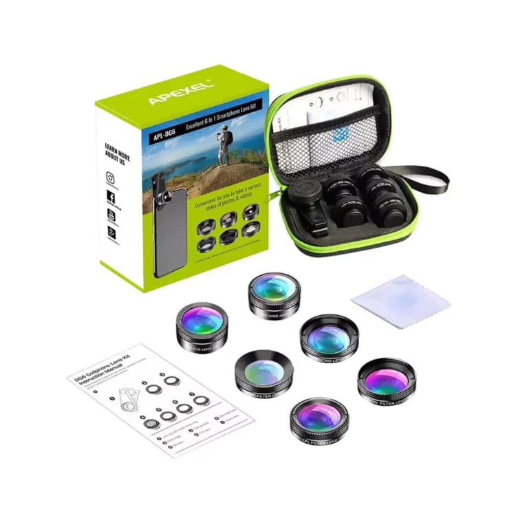 کیت لنز موبایل Apexel APL-DG6 — تصویر ۴