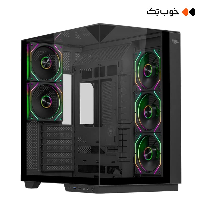 کیس گیمینگ اوست مدل GT-AQ5-TG-B — تصویر ۳