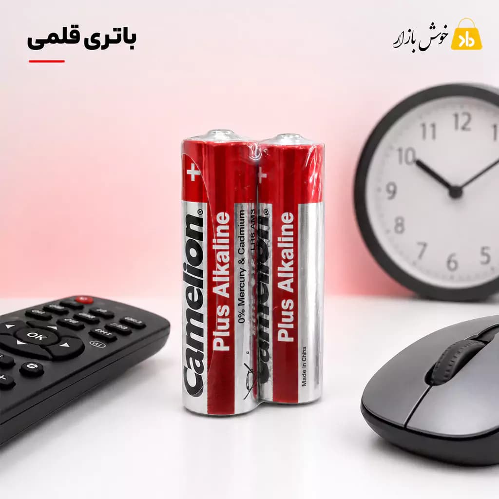 باتری قلمی کملیون مدل Plus Alkaline بسته شیرینگ 2 عددی — تصویر ۵