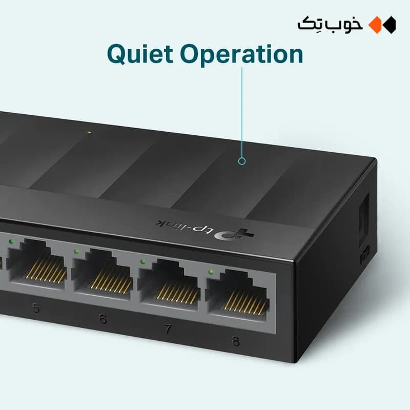 سوئیچ شبکه TPLINK مدل LS1008G — تصویر ۴