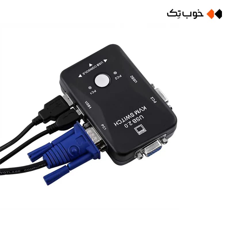 سوئیچ KVM 2PORT USB مدل KVM21UA — تصویر ۵