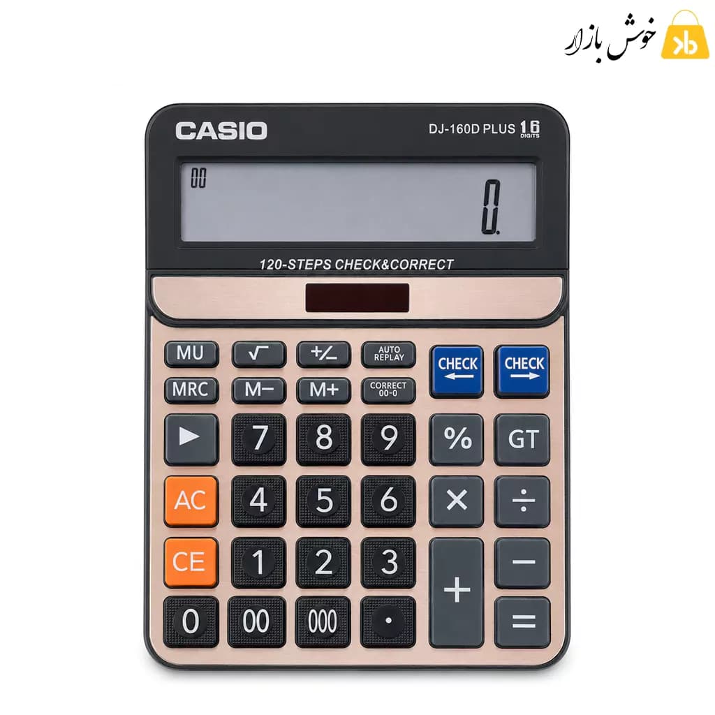 ماشین حساب رومیزی 16 رقمی مدل DJ-160D PLUS طرح کاسیو