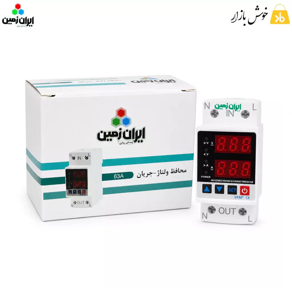 محافظ ولتاژ و جریان 63 آمپر ایران زمین مدل IZ-503M — تصویر ۱۱
