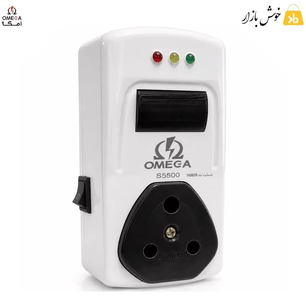 محافظ سهشاخه کولر گازی 40 آمپر دیجیتال امگا (OMEGA) مدل S5500 MK — تصویر ۱۰