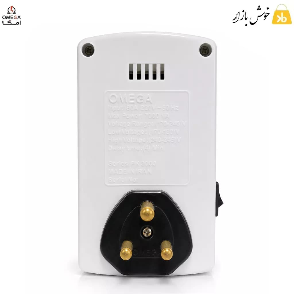 محافظ سهشاخه کولر گازی 40 آمپر دیجیتال امگا (OMEGA) مدل S5500 MK — تصویر ۸