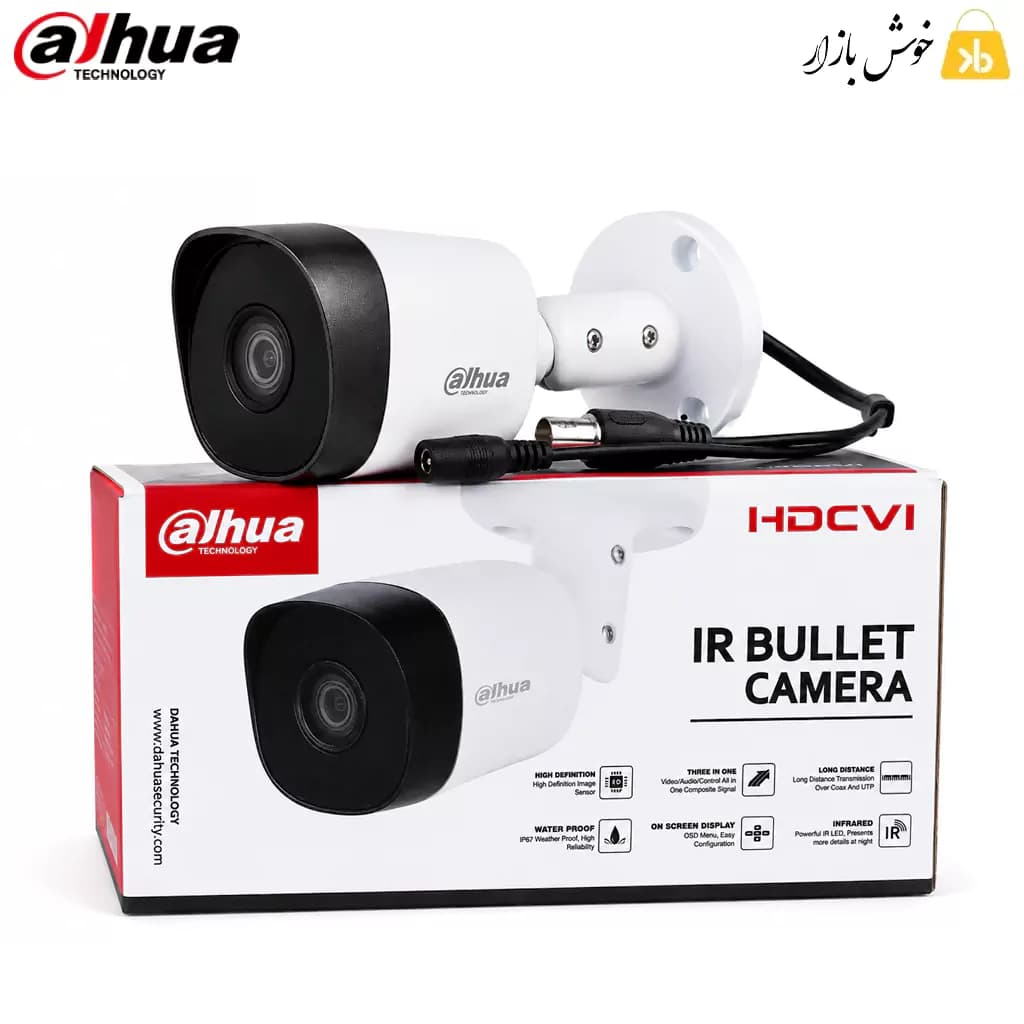 دوربین مداربسته داهوا 4 مگاپیکسل مدل DH-HAC-B2A41P لنز 3.6mm — تصویر ۲
