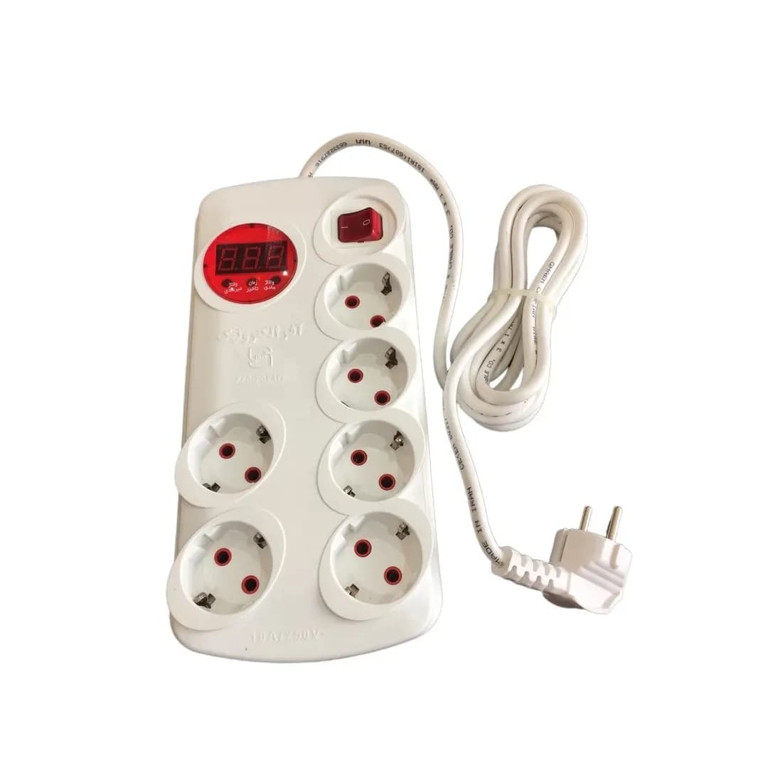محافظ برق 6 خانه ارت دار آفر الکترونیک OR306