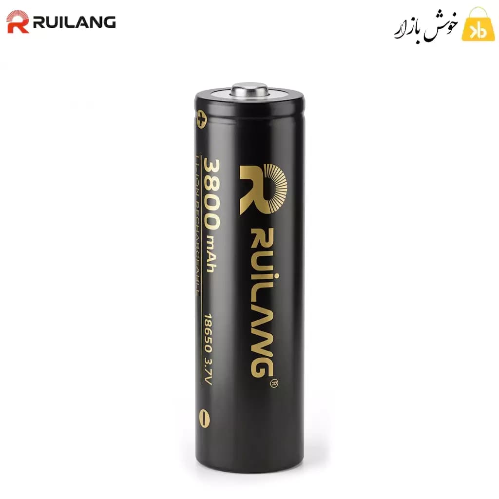 باتری لیتیوم یون شارژی 18650 رویلانگ (RUILANG) 3.7 ولت 3800 میلی‌آمپر — تصویر ۸