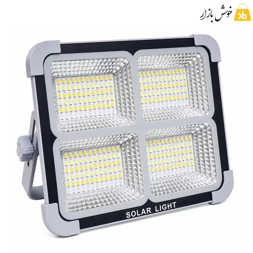 پروژکتور خورشیدی شارژی 200W سیار مدل 6 باتری (سریA7)