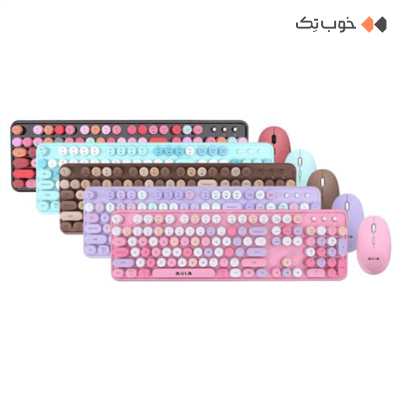 کیبورد و ماوس بیسیم آئولا مدل AC306 — تصویر ۴