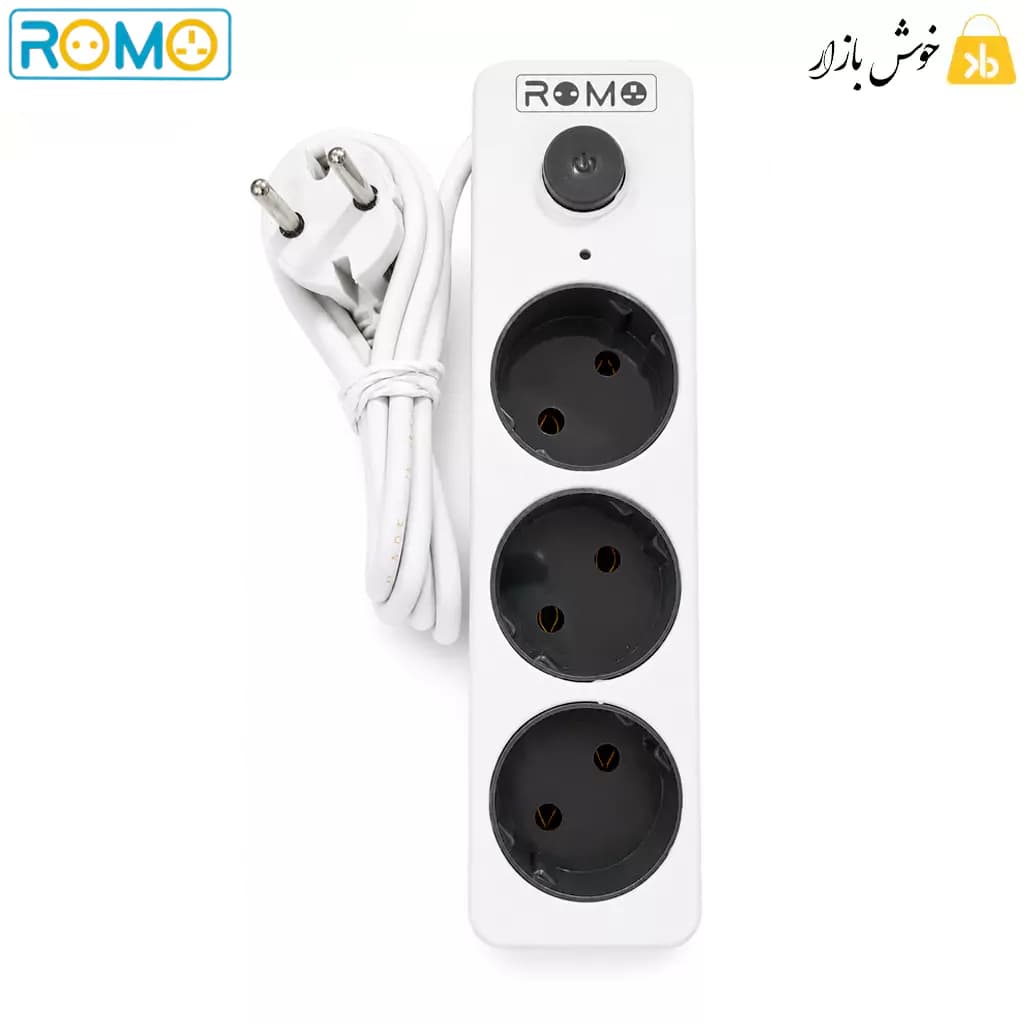 چندراهی برق 3 خانه رومو (Romo) با کابل 1.5 متری — تصویر ۱۱