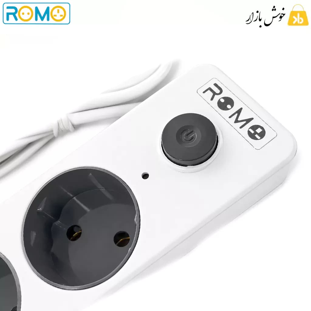 چندراهی برق 3 خانه رومو (Romo) با کابل 1.5 متری — تصویر ۴