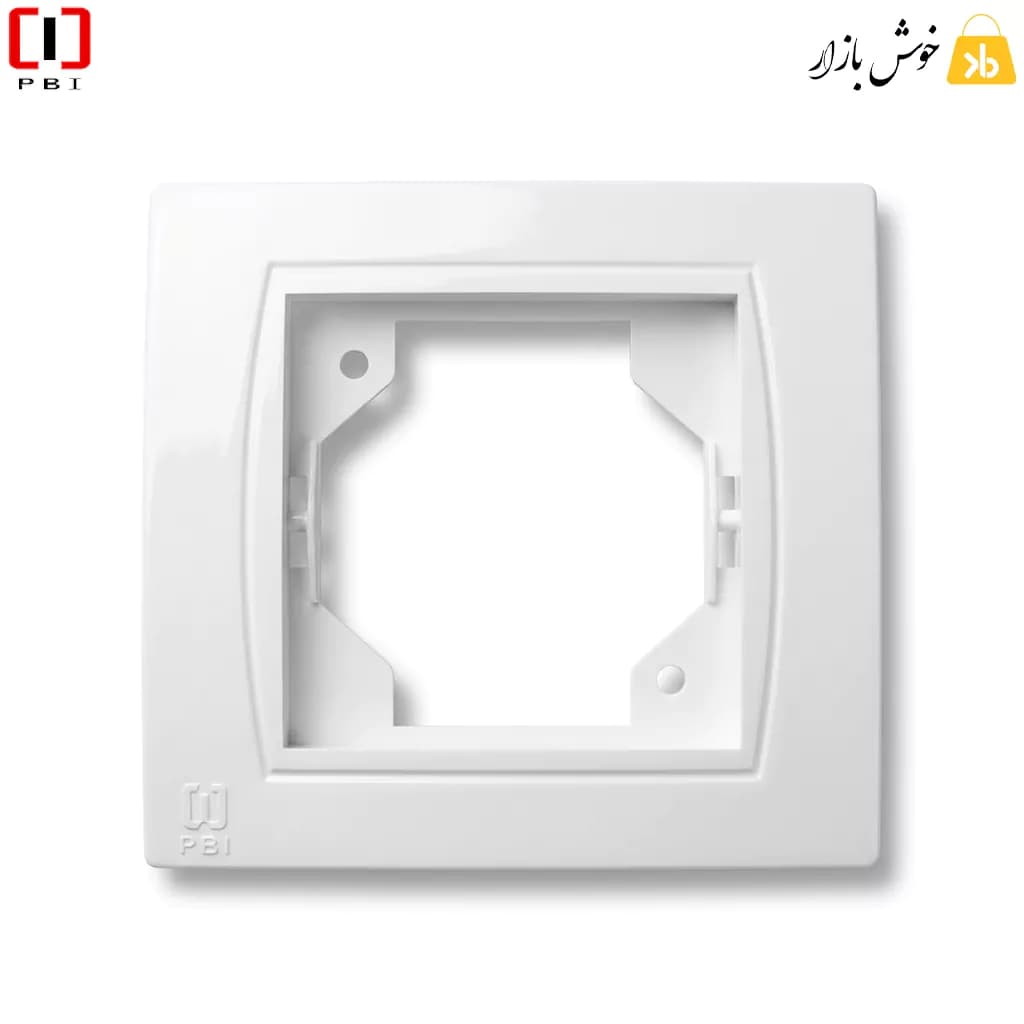 قاب تکخانه کلید و پریز پارت برق ایرانیان (سری آذین)