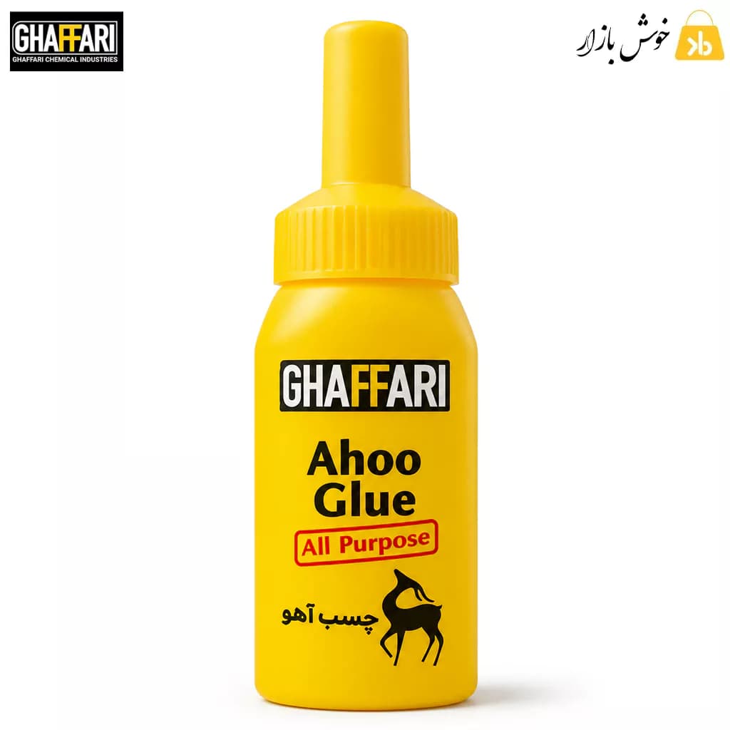 چسب همه‌کاره غفاری مدل آهو (Ahoo Glue) وزن 100 گرم — تصویر ۶